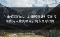 Pixiv官网Pixiv小说重磅来袭！实时反差圈内人秘闻曝光，网友直呼过瘾