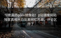 今晚震撼pixiv镜像站！p站镜像网站独家真相大白反差网红内幕，评论区炸了
