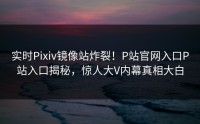 实时Pixiv镜像站炸裂！P站官网入口P站入口揭秘，惊人大V内幕真相大白